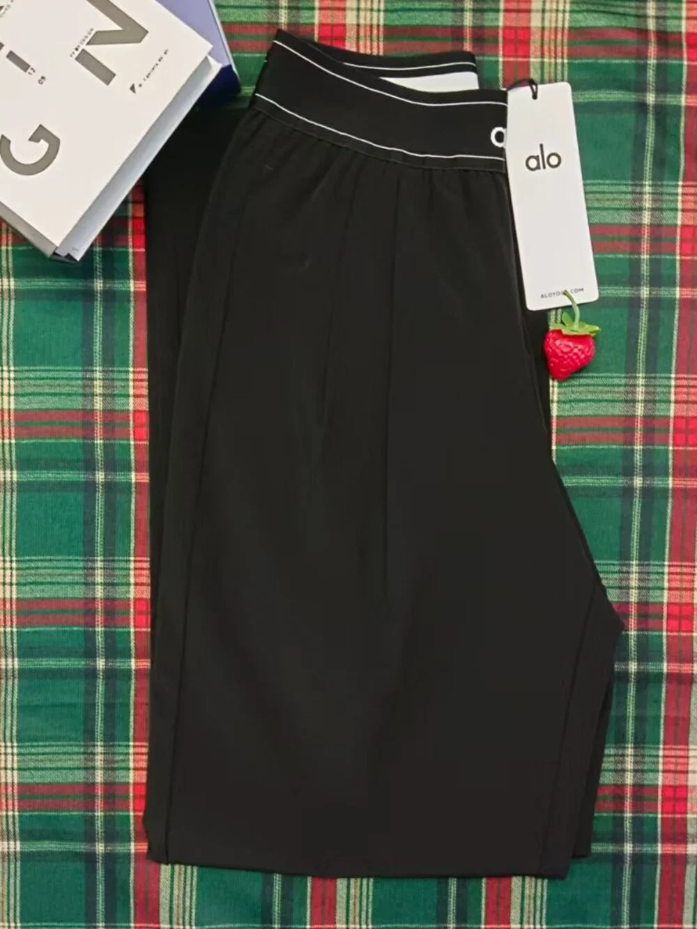 🔮Alo Yoga Suit Up Trouser Relaxed Fit (Regular： 30”Inseam）🧸Chic & Versatile